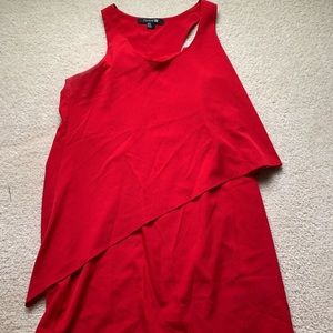 Forever 21 red flowy dress